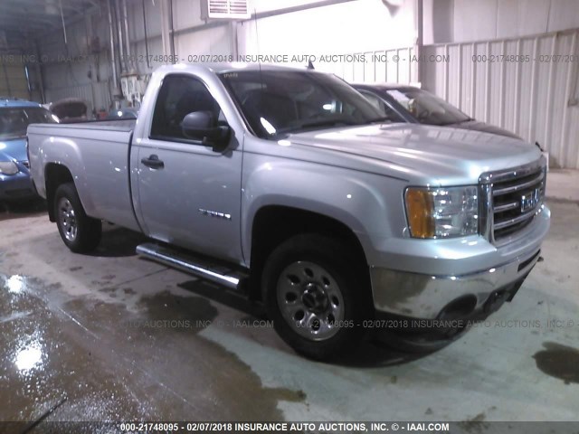 1GTN1TEX0CZ170658 - 2012 GMC SIERRA C1500 SILVER photo 1