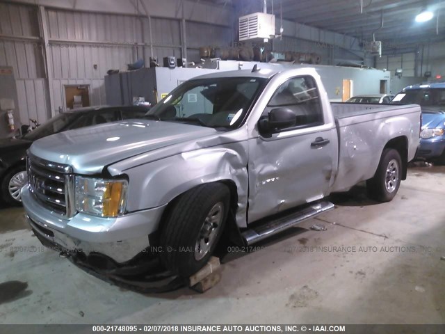 1GTN1TEX0CZ170658 - 2012 GMC SIERRA C1500 SILVER photo 2