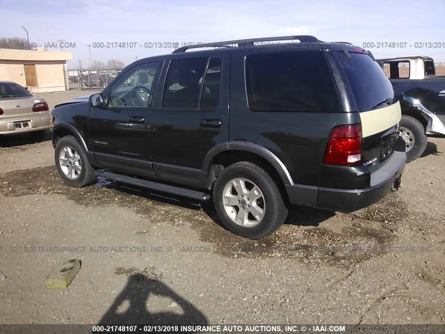 1FMZU73E42UC53437 - 2002 FORD EXPLORER XLT GREEN photo 3