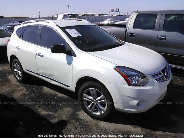 JN8AS5MT1FW159149 - 2015 NISSAN ROGUE SELECT S WHITE photo 1