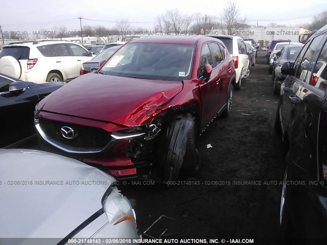 JM3KFBCL3H0200964 - 2017 MAZDA CX-5 TOURING RED photo 2