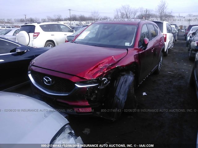 JM3KFBCL3H0200964 - 2017 MAZDA CX-5 TOURING RED photo 6