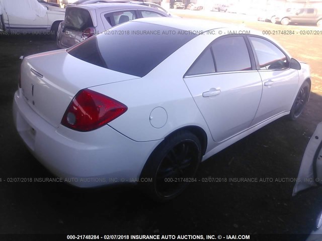 1G2ZA5EB9A4145581 - 2010 PONTIAC G6 WHITE photo 4