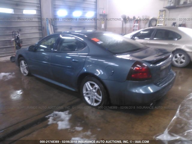 2G2WR554771163532 - 2007 PONTIAC GRAND PRIX GT BLUE photo 3