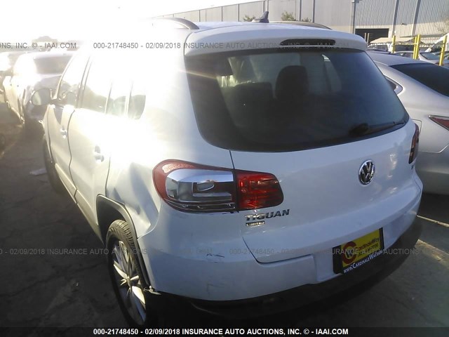 WVGAV7AXXHK047381 - 2017 VOLKSWAGEN TIGUAN S/LIMITED WHITE photo 3