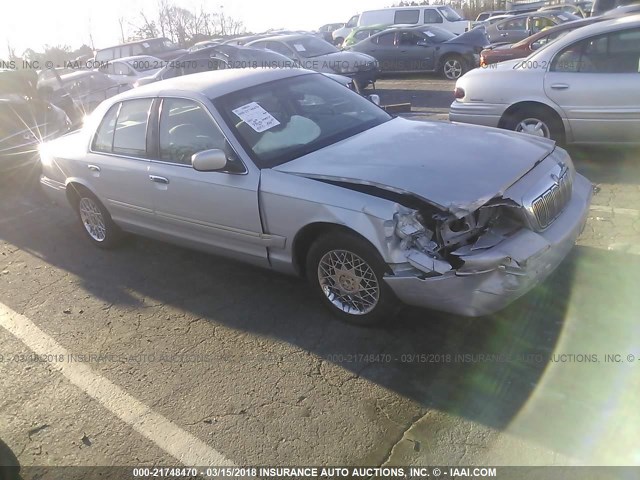 2MEFM74W9YX681759 - 2000 MERCURY GRAND MARQUIS GS SILVER photo 1