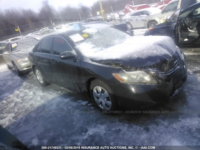 4T1BE46K08U230552 - 2008 TOYOTA CAMRY CE/LE/XLE/SE BLACK photo 1