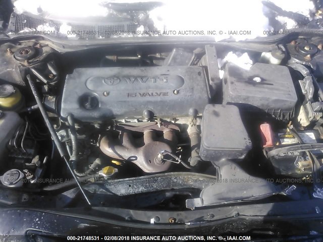 4T1BE46K08U230552 - 2008 TOYOTA CAMRY CE/LE/XLE/SE BLACK photo 10