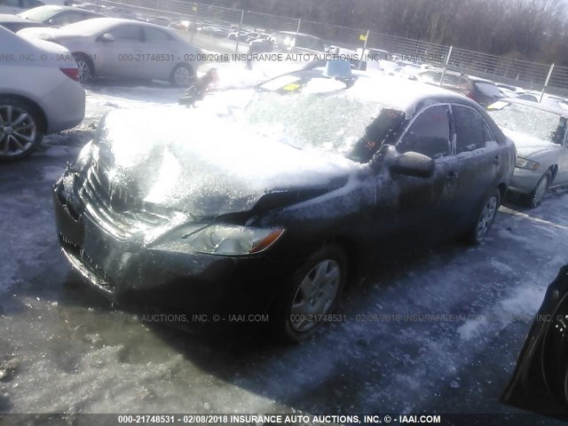 4T1BE46K08U230552 - 2008 TOYOTA CAMRY CE/LE/XLE/SE BLACK photo 2