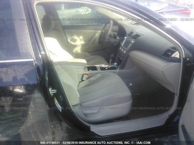 4T1BE46K08U230552 - 2008 TOYOTA CAMRY CE/LE/XLE/SE BLACK photo 5