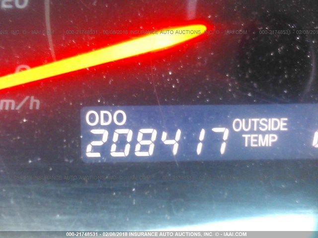 4T1BE46K08U230552 - 2008 TOYOTA CAMRY CE/LE/XLE/SE BLACK photo 7