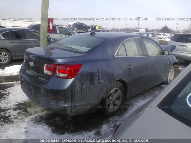 1G11B5SL2EF134718 - 2014 CHEVROLET MALIBU LS BLUE photo 4
