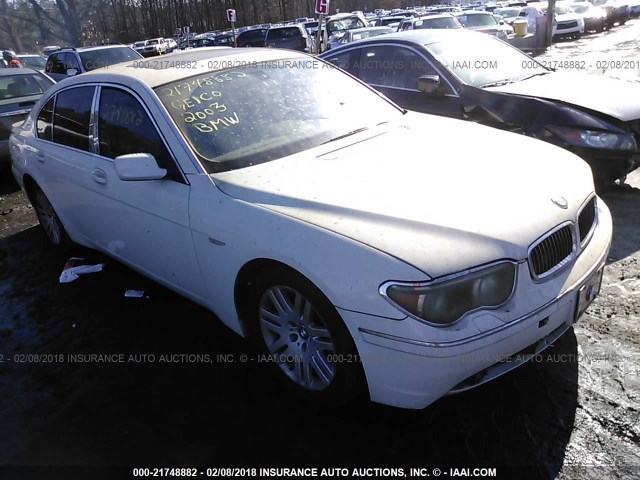 WBAGN63453DR12134 - 2003 BMW 745 LI WHITE photo 1