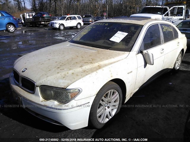 WBAGN63453DR12134 - 2003 BMW 745 LI WHITE photo 2