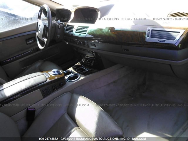 WBAGN63453DR12134 - 2003 BMW 745 LI WHITE photo 5