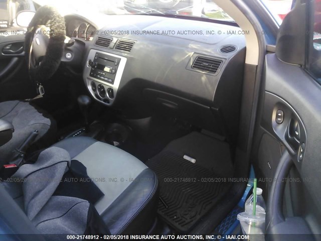 1FAHP34N27W206570 - 2007 FORD FOCUS ZX4/S/SE/SES 蓝色 照片 5