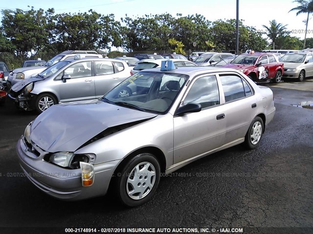 1NXBR12E4WZ075049 - 1998 TOYOTA COROLLA VE/CE/LE TAN photo 2