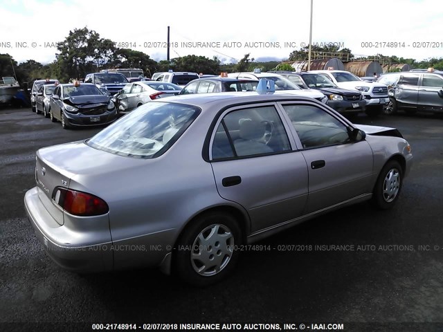 1NXBR12E4WZ075049 - 1998 TOYOTA COROLLA VE/CE/LE TAN photo 4