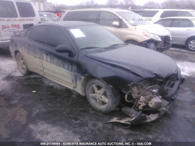 1G2NW52E14C124572 - 2004 PONTIAC GRAND AM GT BLACK photo 1