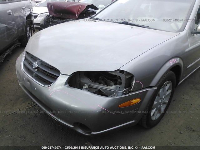 JN1CA31D4YT736353 - 2000 NISSAN MAXIMA GLE/GXE/SE SILVER photo 6