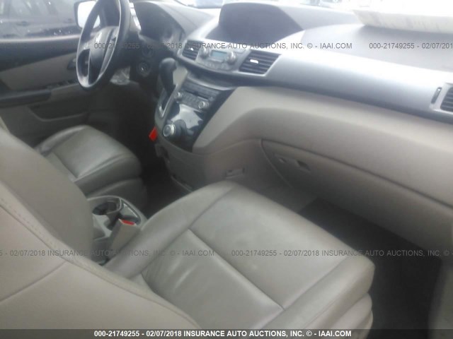 5FNRL5H68BB071035 - 2011 HONDA ODYSSEY EXL მუქი ყავისფერი ფოტო 5