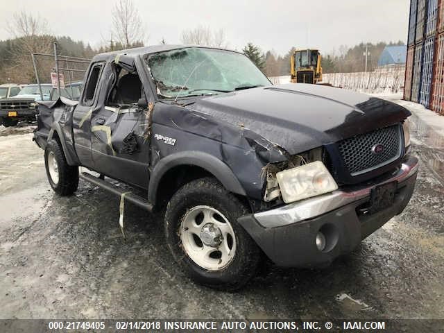 1FTZR15E51PA95204 - 2001 FORD RANGER SUPER CAB BLUE photo 1