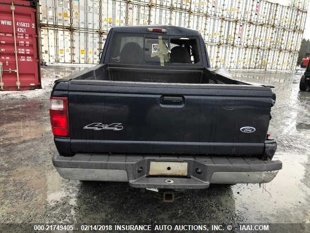 1FTZR15E51PA95204 - 2001 FORD RANGER SUPER CAB BLUE photo 6