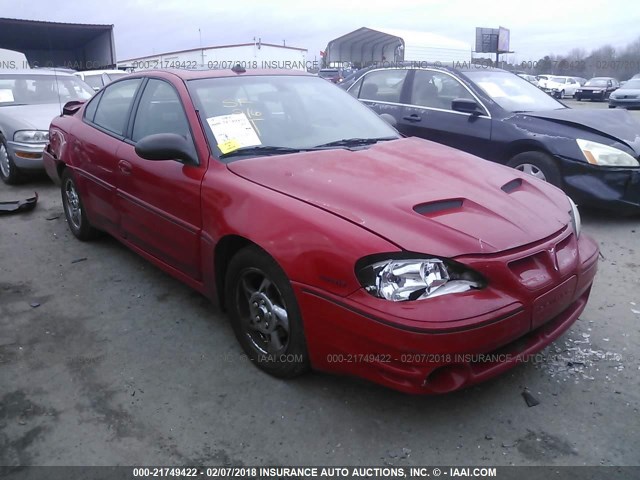 1G2NV52E83C210690 - 2003 PONTIAC GRAND AM GT1 RED photo 1