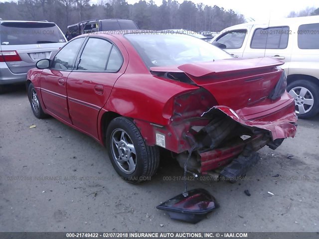 1G2NV52E83C210690 - 2003 PONTIAC GRAND AM GT1 RED photo 3