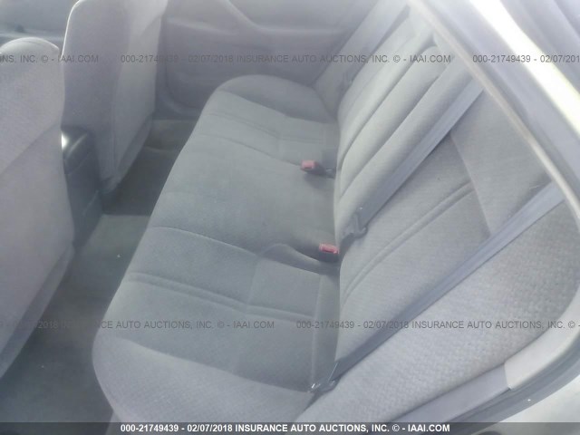 4T1BG22KX1U066690 - 2001 TOYOTA CAMRY CE/LE/XLE SILVER photo 8