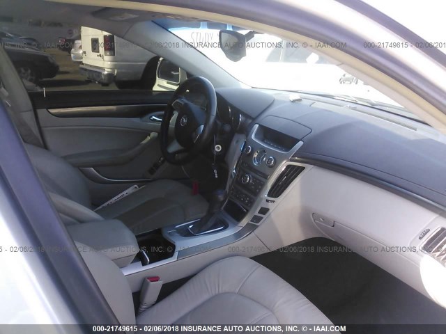 1G6DA5E5XC0113946 - 2012 CADILLAC CTS SILVER photo 5