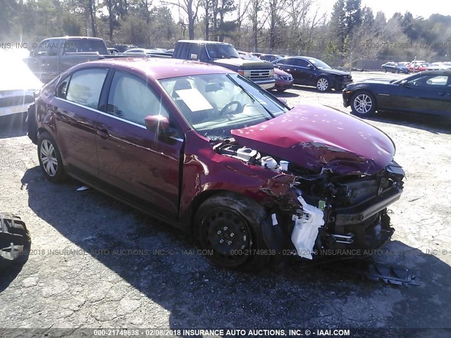 3VW2B7AJ9HM229852 - 2017 VOLKSWAGEN JETTA S 红色 照片 1
