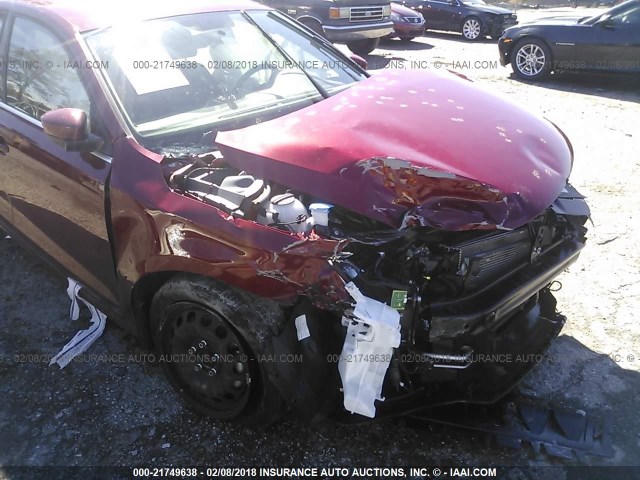 3VW2B7AJ9HM229852 - 2017 VOLKSWAGEN JETTA S 红色 照片 6