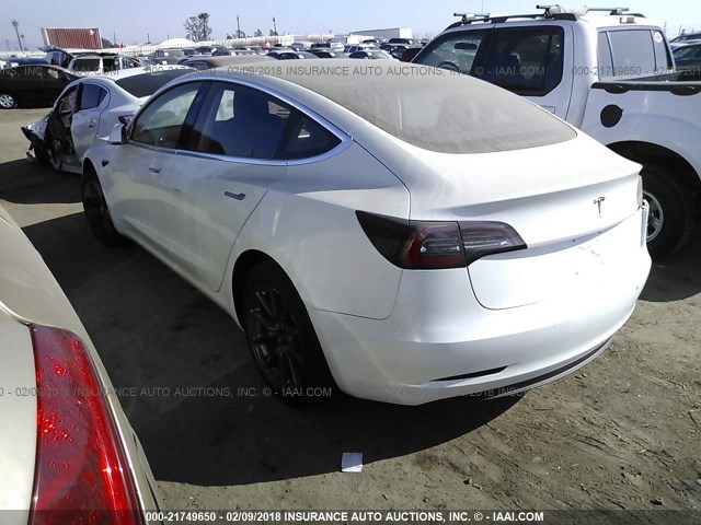 5YJ3E1EA3HF000397 - 2017 TESLA MODEL 3 თეთრი ფოტო 3