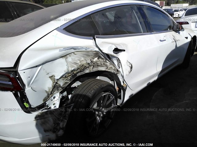5YJ3E1EA3HF000397 - 2017 TESLA MODEL 3 თეთრი ფოტო 6