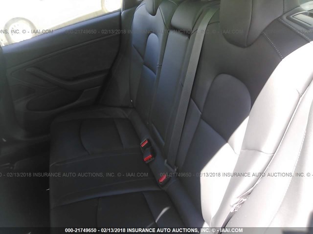 5YJ3E1EA3HF000397 - 2017 TESLA MODEL 3 თეთრი ფოტო 8