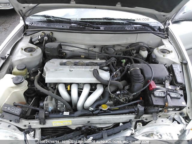 1NXBR12E2XZ161865 - 1999 TOYOTA COROLLA VE/CE/LE 银色 照片 10