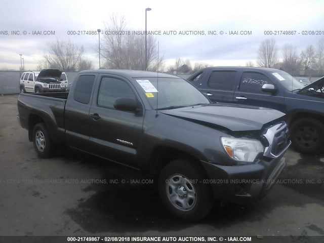 5TFTX4CN9DX035124 - 2013 TOYOTA TACOMA ACCESS CAB Grau Foto 1
