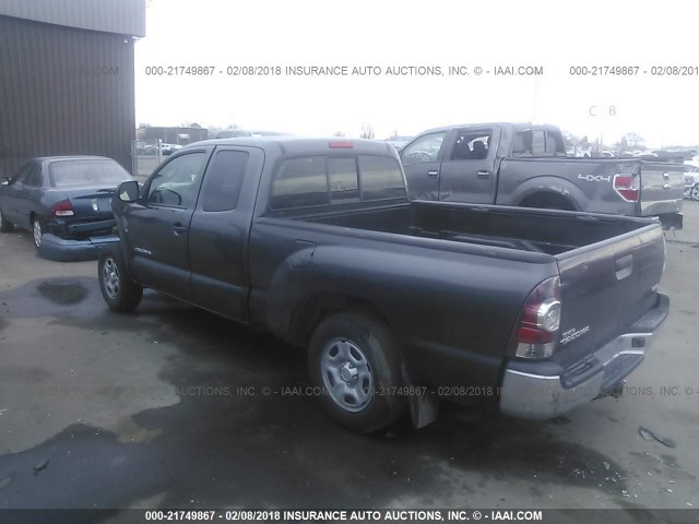 5TFTX4CN9DX035124 - 2013 TOYOTA TACOMA ACCESS CAB Grau Foto 3
