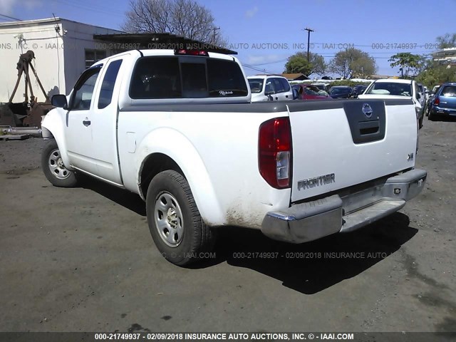 1N6BD06T17C431709 - 2007 NISSAN FRONTIER KING CAB XE WHITE photo 3