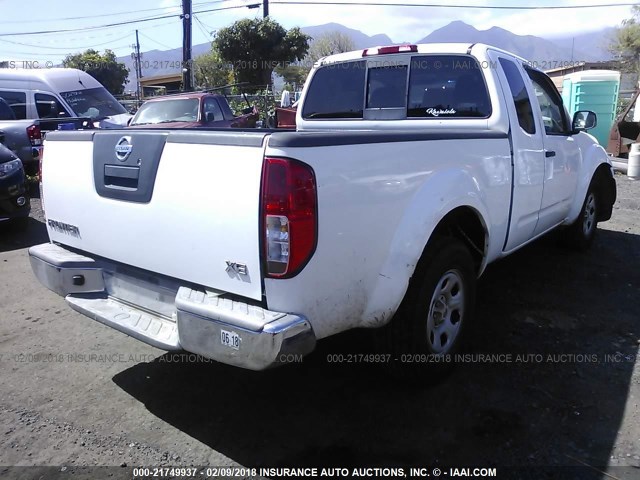 1N6BD06T17C431709 - 2007 NISSAN FRONTIER KING CAB XE WHITE photo 4