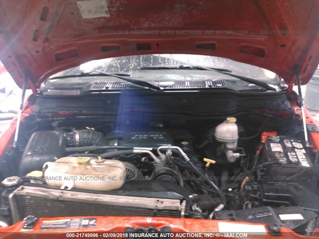 3D7KU28D44G195754 - 2004 DODGE RAM 2500 ST/SLT 红色 照片 10