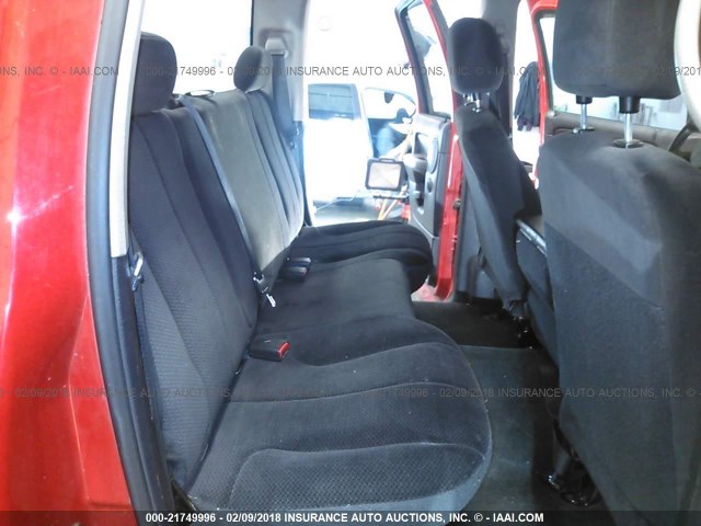 3D7KU28D44G195754 - 2004 DODGE RAM 2500 ST/SLT 红色 照片 8