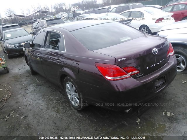 4T1BK36B95U024029 - 2005 TOYOTA AVALON XL/XLS/TOURING/LIMITED BURGUNDY photo 3