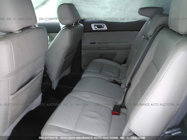 1FMHK7F83CGA44018 - 2012 FORD EXPLORER LIMITED 白色 照片 8