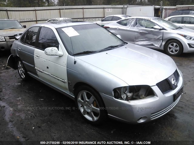 3N1AB51D74L735759 - 2004 NISSAN SENTRA SE-R SPEC V SILVER photo 1