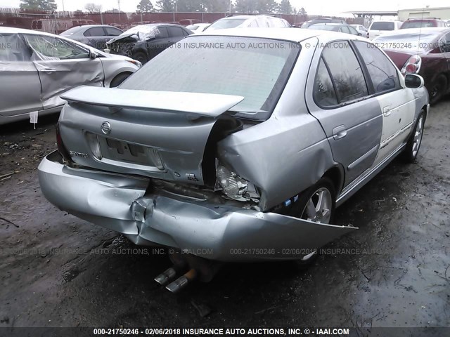 3N1AB51D74L735759 - 2004 NISSAN SENTRA SE-R SPEC V SILVER photo 4