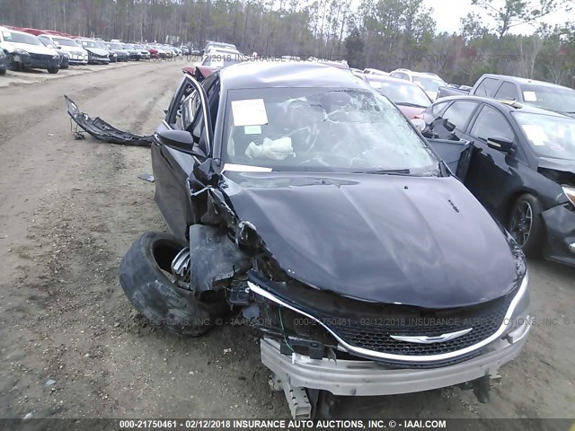 1C3CCCAB5FN646026 - 2015 CHRYSLER 200 LIMITED BLACK photo 6