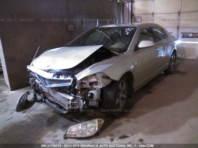 1G1ZC5E00CF140709 - 2012 CHEVROLET MALIBU 1LT 棕色 照片 2