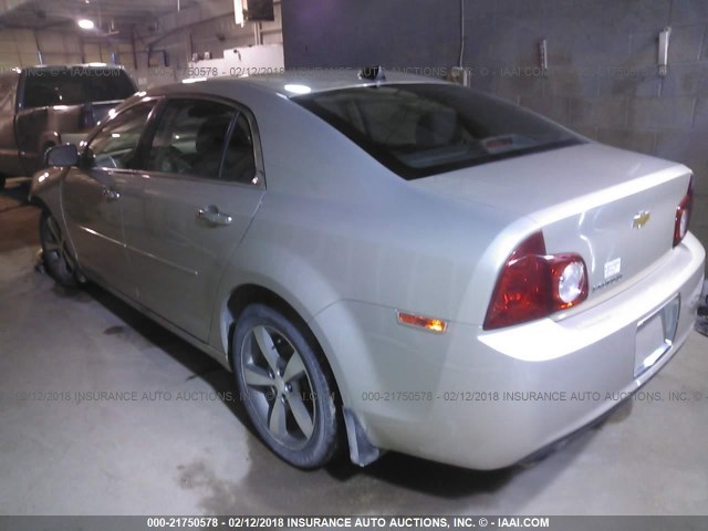 1G1ZC5E00CF140709 - 2012 CHEVROLET MALIBU 1LT 棕色 照片 3